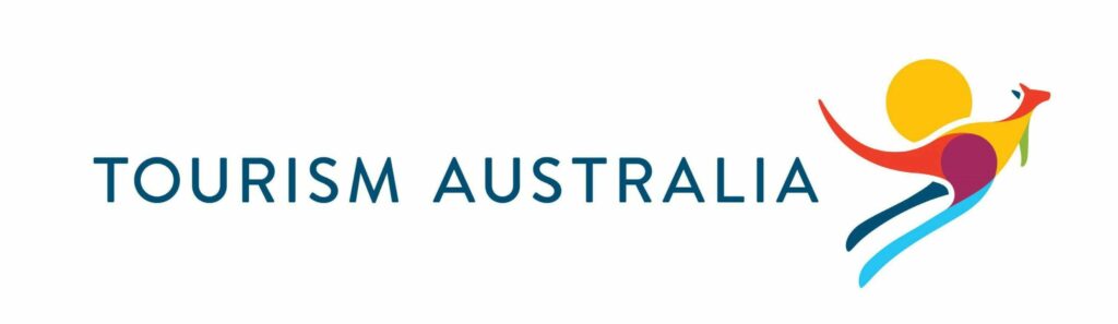 Logo for Tourism Australia AITCAP 2023 Gold Sponsor Click to access their website
