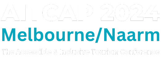 Logo for AITCAP 2024 Melbourne/Naarm The Accessible and Inclusion Tourism Conference